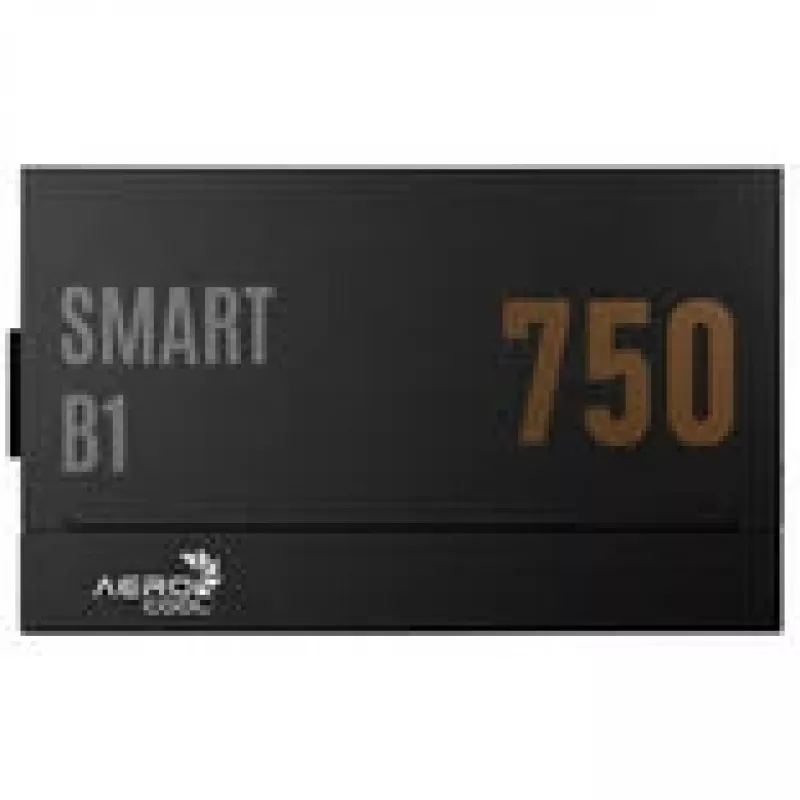 AeroCool Smart B1 80 PLUS Bronze maitinimo blokas, PCIe 5.1, ATX 3.1 - 750 W, juodas