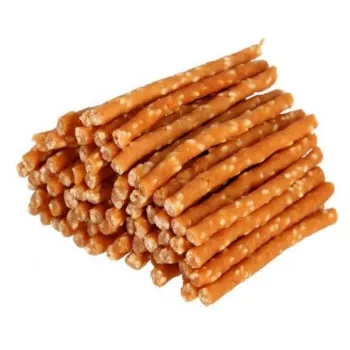 Šunų skanėstai Hilton Chicken Rice Sticks 500 g — vištienos ir ryžių hipoalerginiai užkandžių lazdelės suaugusiems šunims