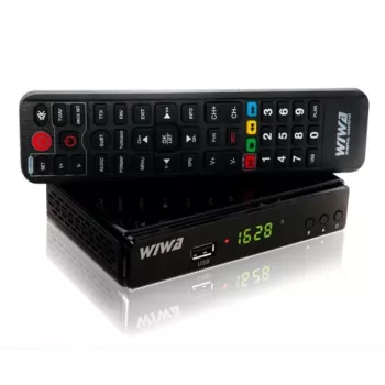 WIWA 2_275294 DVB-T/DVB-T2 HD priedėlio imtuvas, 1 imtuvas, 470–860 MHz, HDMI 1.3, USB 2.0, SCART, juodas