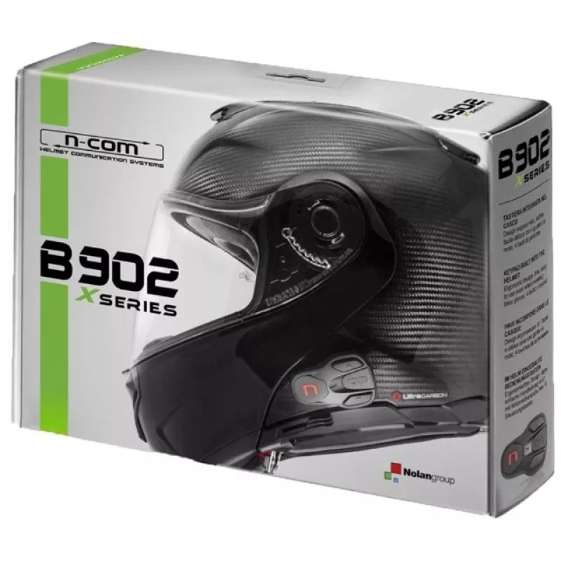 Nolan N-Com B902 X motociklinis ryšio įrenginys 1 vnt Juoda