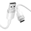 USB 2.0 A – USB-C laidas Vention CTNWH 3A 2 m baltas