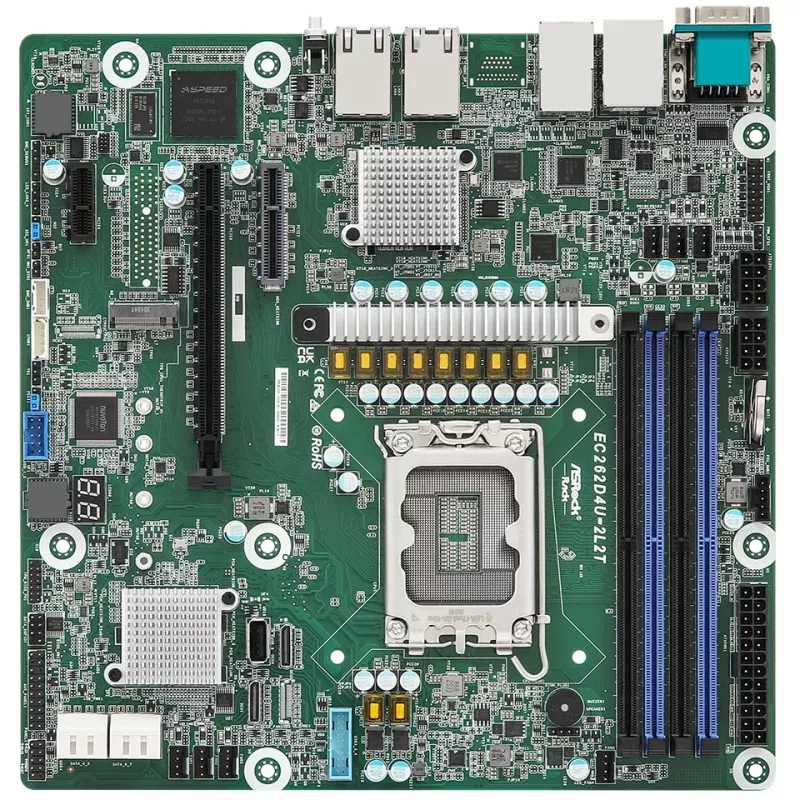 Pagrindinė plokštė ASRock EC262D4U-2L2T Intel C262 LGA 1700 micro ATX