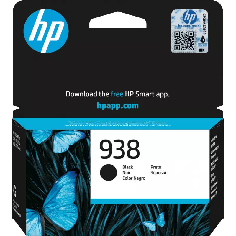 HP rašalo kasetė 4S6X8PE 938 juoda