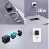 Sieninis įkroviklis Aukey PA-Y20S 20W USB-C Power Delivery, kompaktiškas vieno prievado