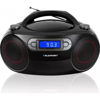 Boombox FM PLL CD/MP3/USB/AUX/Laikrodis/Žadintuvas