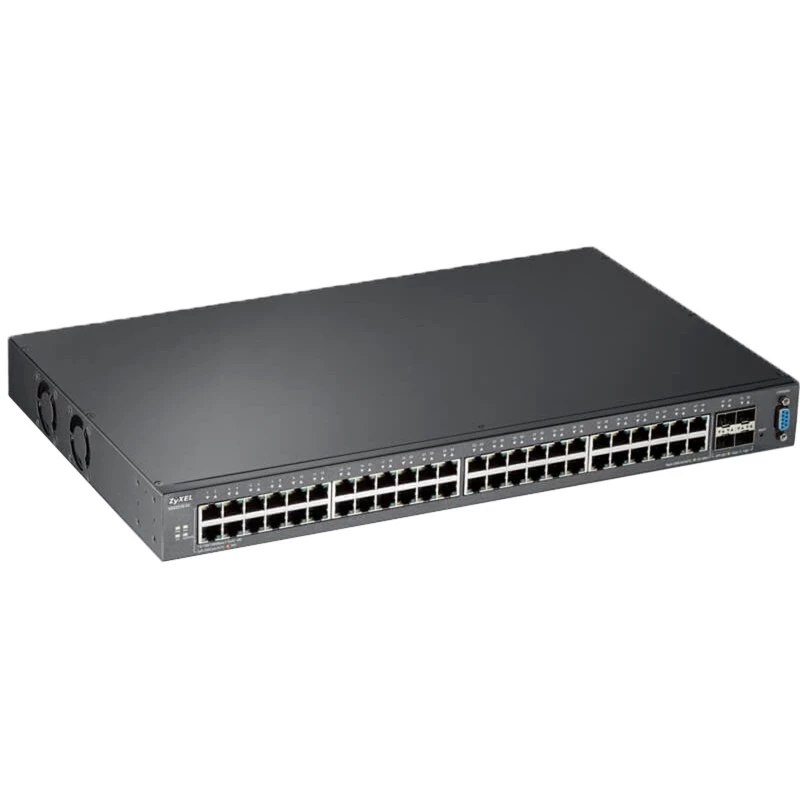 Zyxel XGS2210-52 valdomas L2 gigabitinio eterneto (10/100/1000) 1U juodas