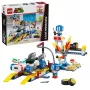 Konstrukcinis žaislas LEGO rinkinys 72035 Super Mario Mario Kart Toad's Workshop, interaktyvūs lygiai ir figūrėlės