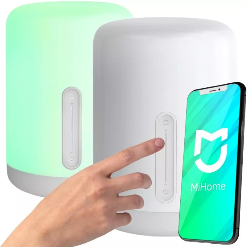 Xiaomi Mi Bedside Lamp 2 išmanioji stalinė lempa balta Wi-Fi