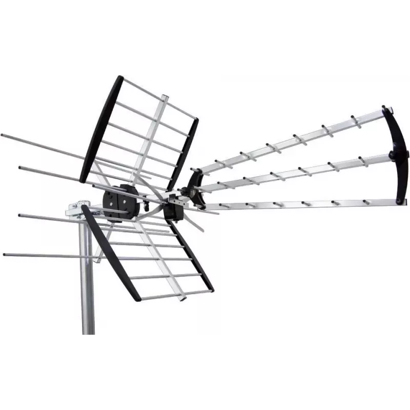 Išorinė televizijos antena Maximum COMBO212 Juoda Sidabrinė Metalinė 2.5 kg