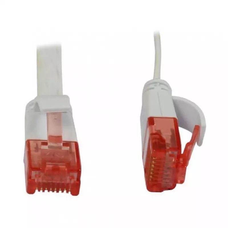 Pataisomasis laidas RJ45 - CAT6 250MHz - 5m baltas - UTP(U/UTP) - PVC - plokščias - Synergy 21 -