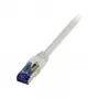 komutacinis kabelis RJ45 - CAT6A 500Mhz - 5m - pilkas - S-STP(S/FTP) - TPE/LSZH(Superflex) - AWG26 - Synergy 2