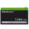 Qoltec 53062 AGM baterija | 12V | 7,2 Ah | maks. 108A