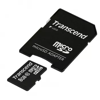 Transcend Premium - Flash atminties kortelė (su microSDHC/SD adapteriu)