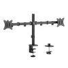 Stalinis laikiklis Maclean 2 monitoriams, VESA 75x75 ir 100x100, 17-32, 2x 9kg, MC-754N