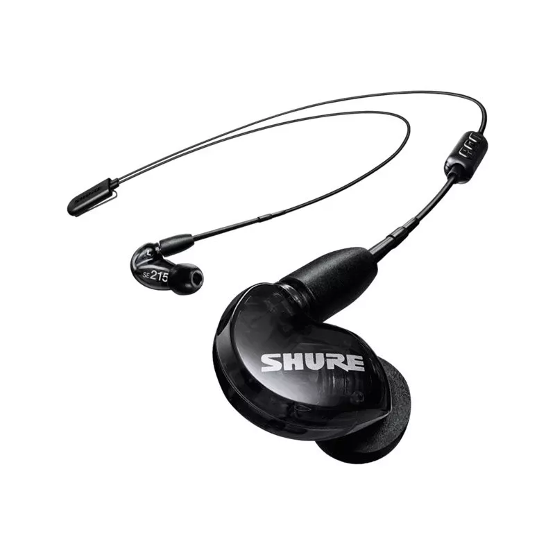 Shure SE215 ausinės, juodos | Shure