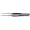 KN 92 21 12 ESD - Preciziniai pincetai su gumuota rankena ESD, 112 mm
