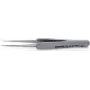 KN 92 21 12 ESD - Preciziniai pincetai su gumuota rankena ESD, 112 mm