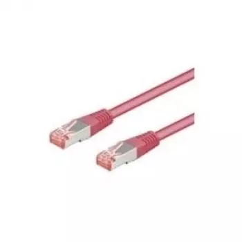 Tinklo kabelis Goobay CAT 6-100 RJ-45 SSTP 1 m purpurinis