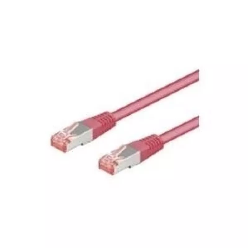 Tinklo kabelis Goobay CAT 6-100 RJ-45 SSTP 1 m purpurinis