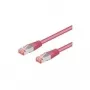 Tinklo kabelis Goobay CAT 6-100 RJ-45 SSTP 1 m purpurinis