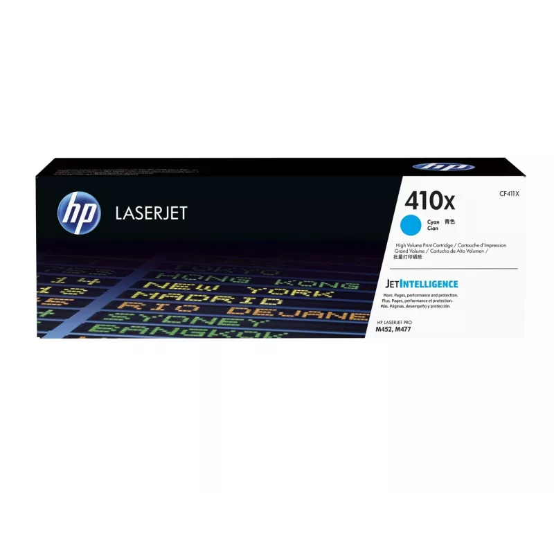 HP 410X didelės išeigos žalsvai mėlyna originali „LaserJet“ kasetė