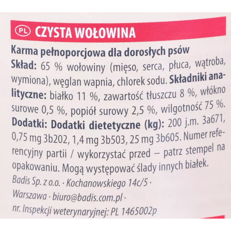ANIMONDA GranCarno suaugusiems, vieno baltymo jautiena – šlapias šunų maistas – 800 g