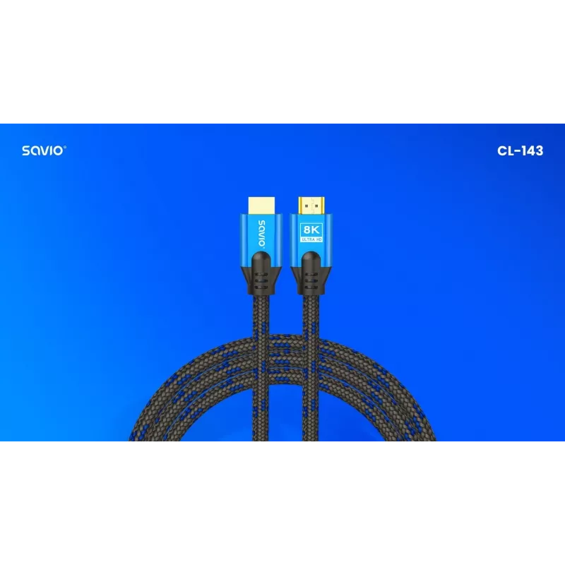 HDMI laidas Savio CL-143 3m