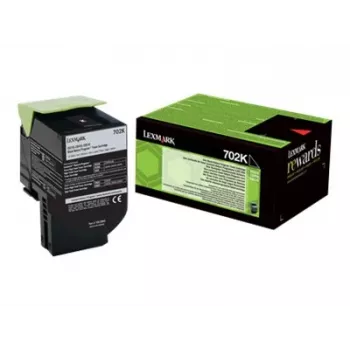 Lexmark 702K R dažų kasetė 3000 puslapių juoda