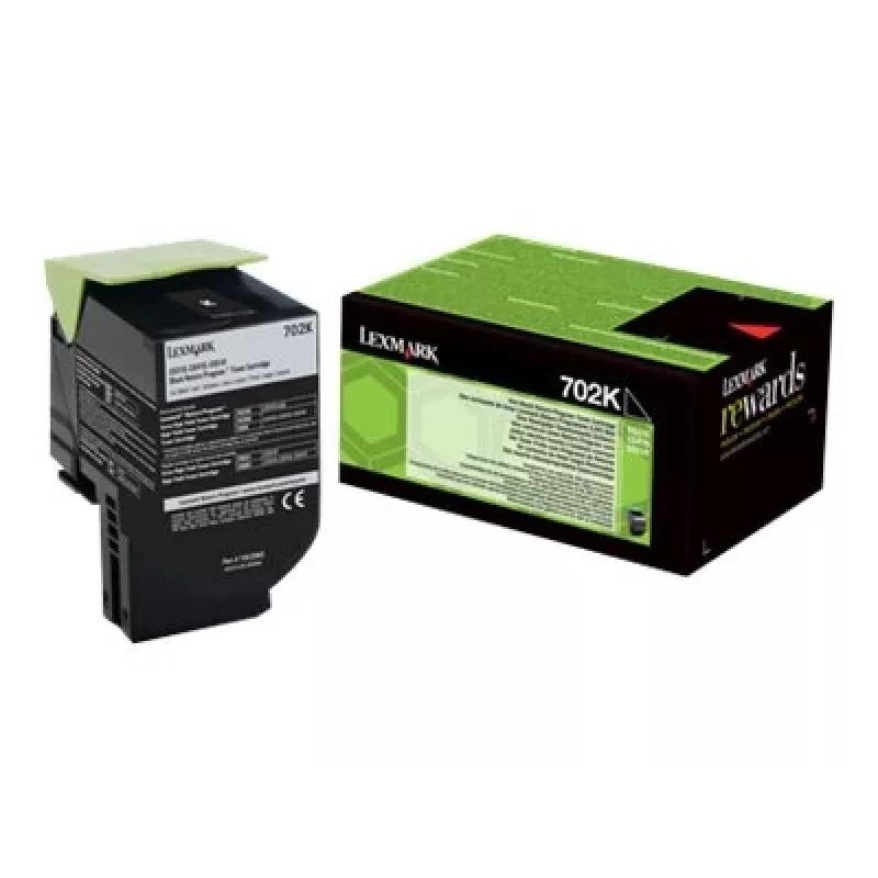 Lexmark 702K R dažų kasetė 3000 puslapių juoda
