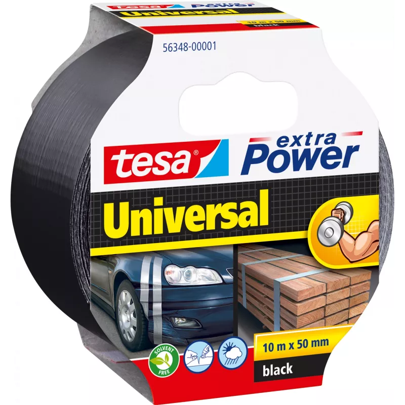 Lipni juosta TESA extra Power Universal 10 m juoda