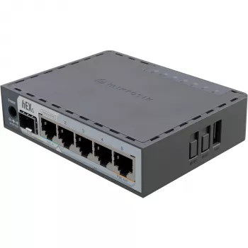 Mikrotik E60IUGS Laidinis maršrutizatorius Gigabit Ethernet Juodas