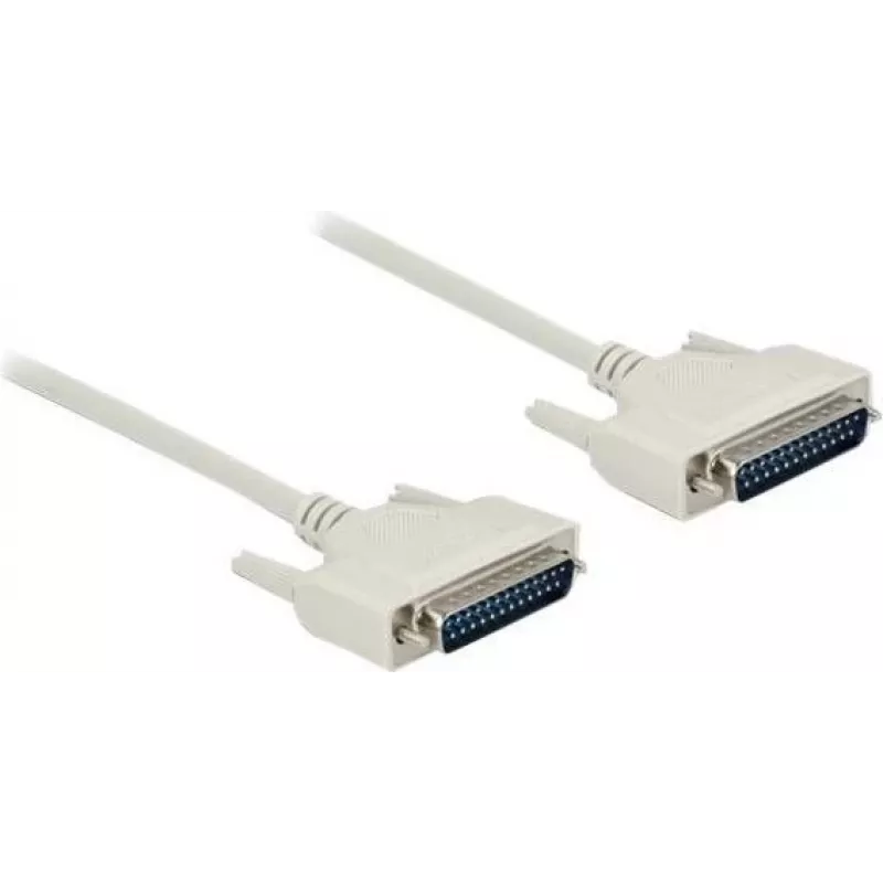 DeLOCK 86908 nuoseklusis kabelis smėlio spalvos 0,5 m D-Sub 25 kontaktų