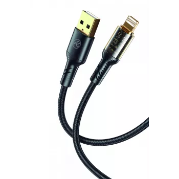 USB–Lightning duomenų laidas Tellur TLL155701 — 2,4 A, 100 cm, juodas
