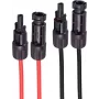 Garsiakalbio kabelio ilgintuvas ShiverPeaks PV4, 4 mm², 2 vnt. rinkinys, raudona/juoda, 7,5 m