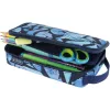 Penalas Herlitz 2 Go CamoBlue poliesteris mėlynas 210x130x60mm
