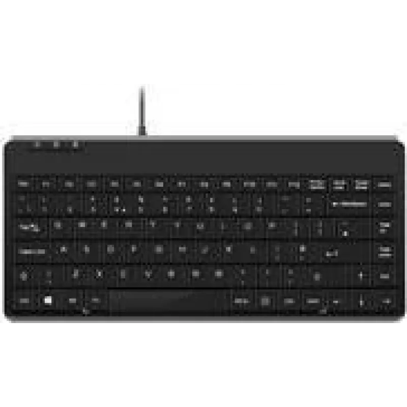 Perixx PERIBOARD-409 P, DE, mini PS/2 klaviatūra, 2 šakotuvai, juoda (PERIBOARD-409 P)