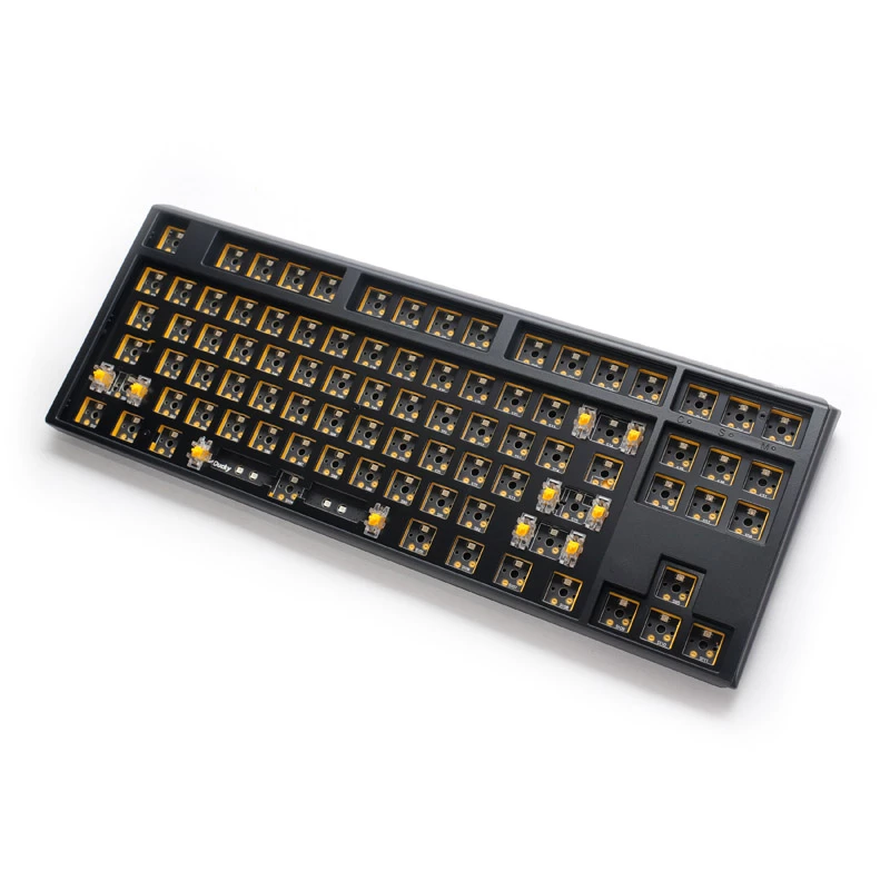 Ducky One 3 Hot-Swap Barebone TKL klaviatūra žaidimams USB JAV anglų Juoda
