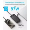 Nešiojamasis įkroviklis Anker A1383011 — 20000 mAh, 1× USB-A + 1× USB-C, bendra 3,6 A, juodas