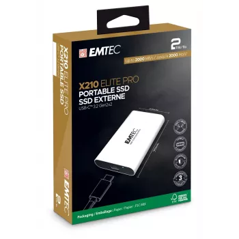 Nešiojamasis SSD EMTEC X210 3.2 Gen2 2TB
