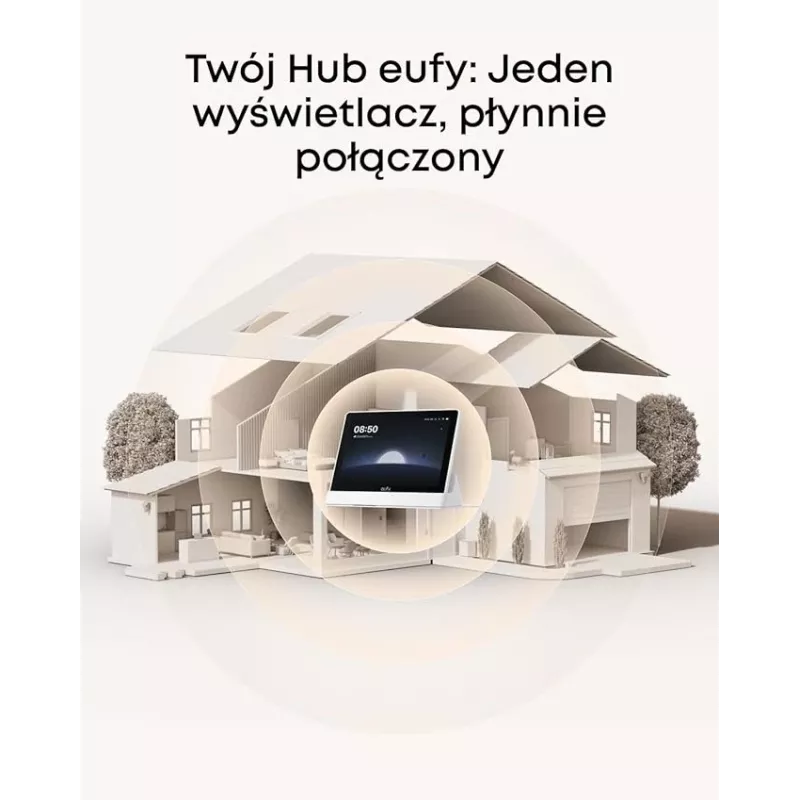 Namų apsaugos asistentas Anker Eufy T87A03W1 išmanusis įrenginys juoda/baltos spalvos