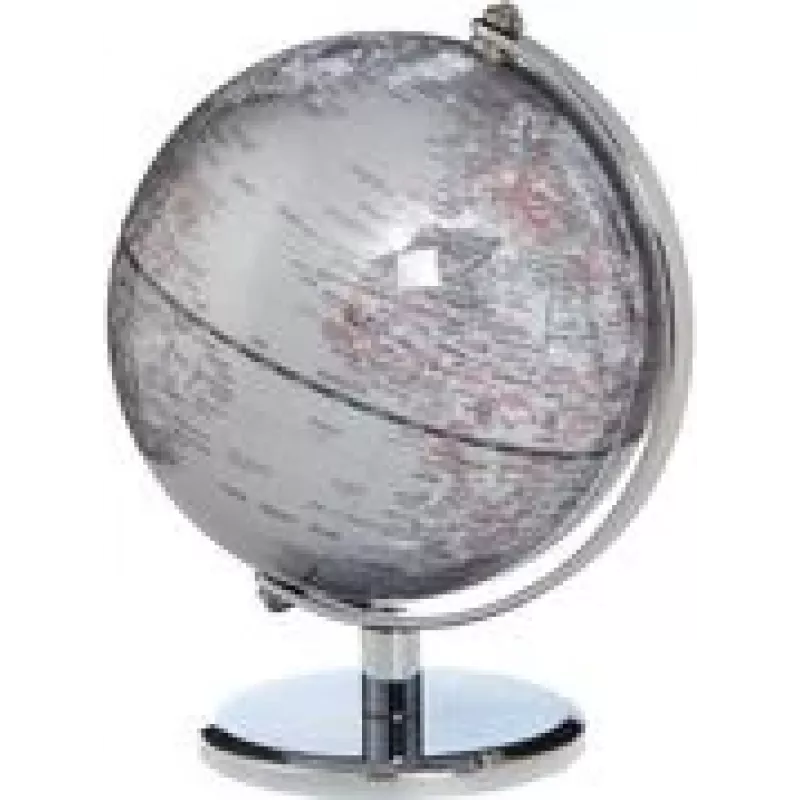 TROIKA Globe raktų pakabukas GAGARIN G1301-SISI/CH — sidabro spalvos metalinis raktų pakabuko aksesuaras