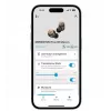 SENNHEISER Momentum MTW4 belaidės Bluetooth triukšmą slopinančios sportinės ausinės - balta ir sidabrinė