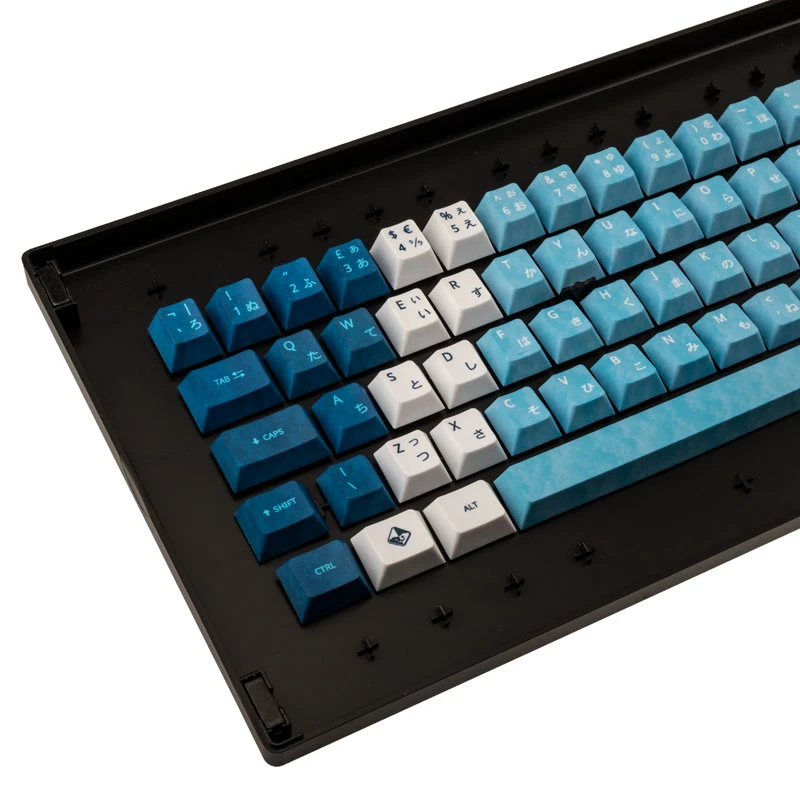 Keycap Set Traitors YUKI ONNA (UK layout) — Dizainerių teminiai klavišų dangteliai mechaninėms klaviatūroms