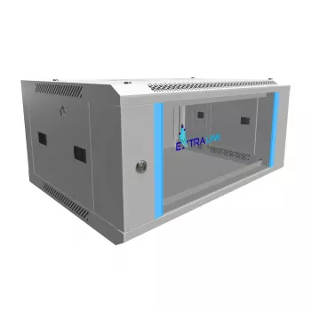 Sieninis stovas Extralink 4U 600x450 Pilka