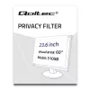 Ekrano privatumo filtras Qoltec 51058 59,9 cm (23,6 col.) monitoriui