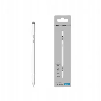 Stilius Vention KQLW0 3-in-1 magnetinis aliuminio lydinio, baltas, 18,2 g