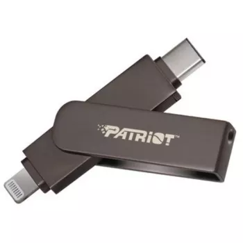 USB atmintukas Patriot 256GB USB 3.2 Lightning USB-C juodas PI256GSKM30CL