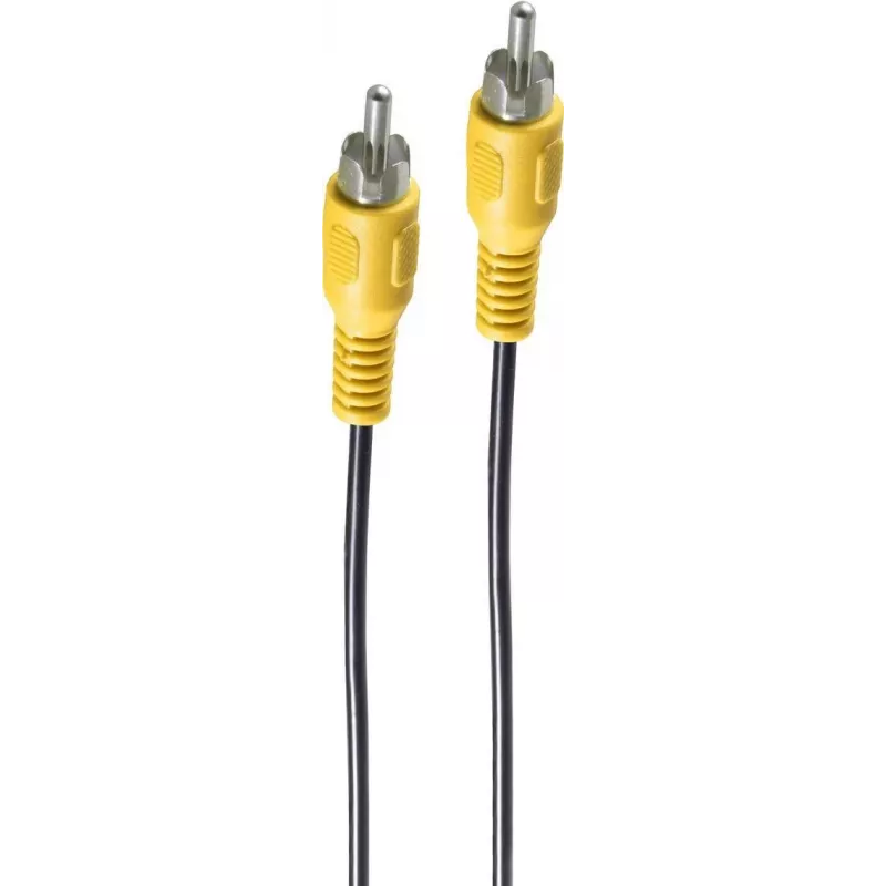 S-video kabelis ShiverPeaks BS90022-5 5 m RCA juoda geltona