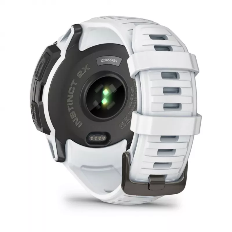 Garmin Instinct 2X Solar 2.79 cm (1.1) MIP 50 mm skaitmeninis 176 x 176 pikselių jutiklinis baltas GPS (palydovinis)