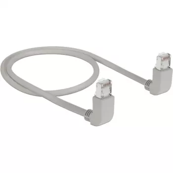 Tinklo kabelis DeLOCK 83513 RJ-45 Cat6a 0,5 m Pilkas